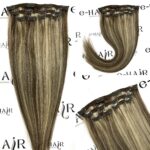 Τρέσα Φυσική Bronze line Hair Με Clips 55cm 100gram P4-613# Ανταύγειες
