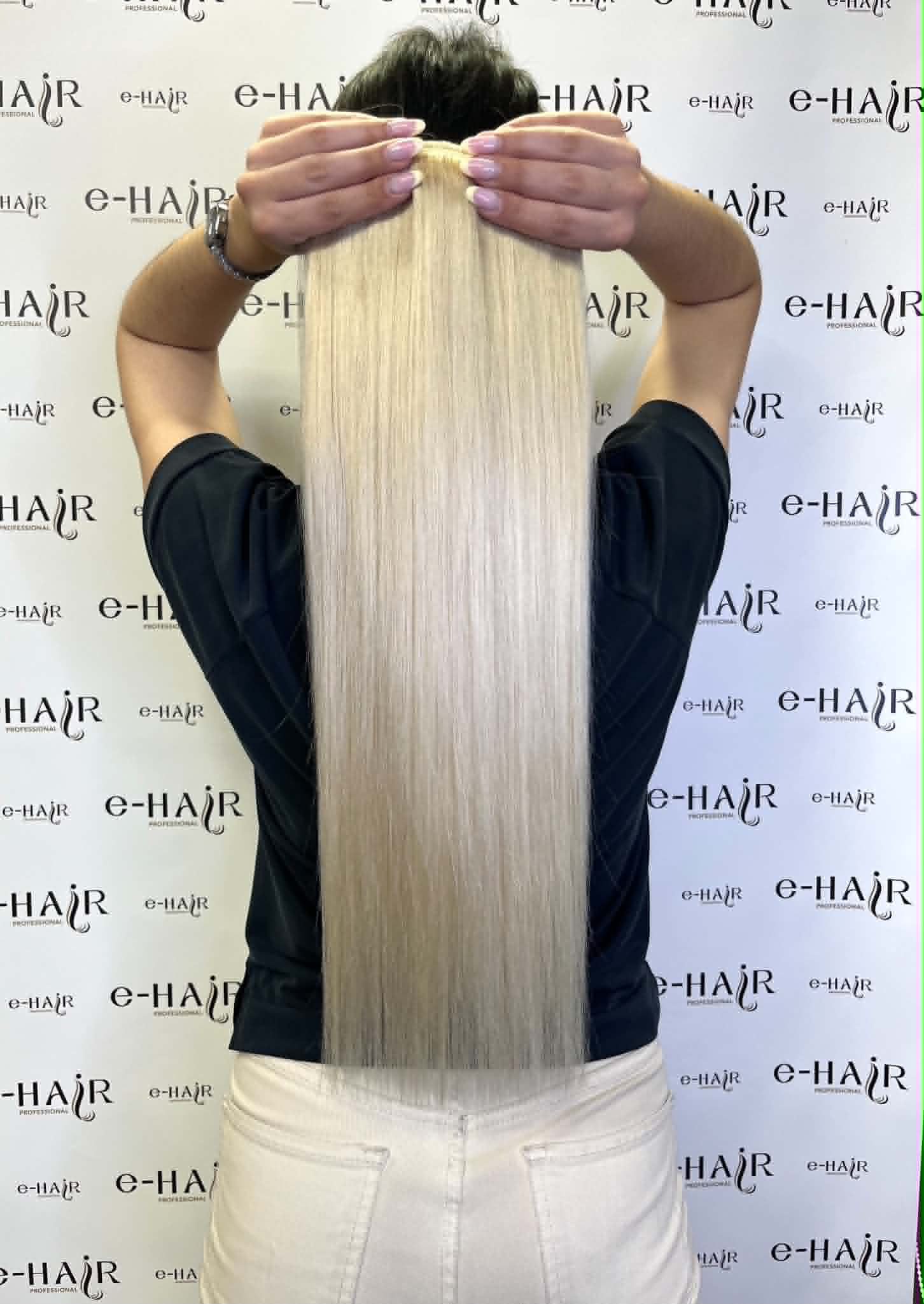 Τρέσα Φυσική Με Clips Full Head 150gram Silver Line 55cm Όλες Οι Αποχρώσεις - Image 2