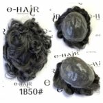 ΤΟΥΠΕ ΑΝΔΡΙΚΑ 100% REMY HUMAN HAIR – 1B50# 0.6 BASE