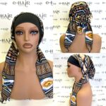 Τουρμπάνι Μαλλιών Γυναικείο Πολύχρωμο Σχέδιο Α12