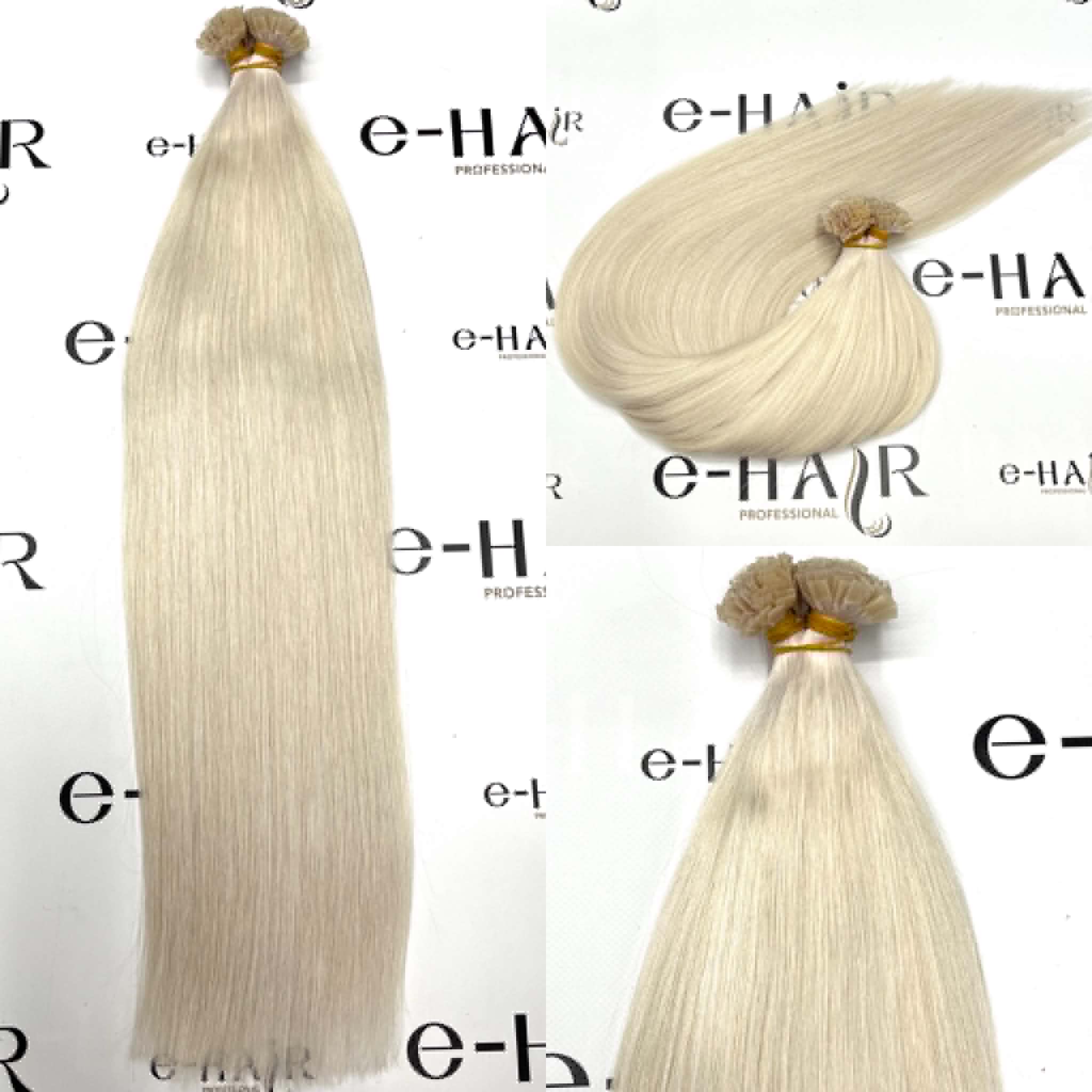 Extensions Gold Line Russian Hair 55cm Pearl- White#