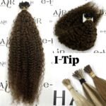 Microrings Extensions Gold Line Deep Wave 4# Brown
