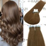 Tape Extensions Gold Line 10 Pcs 6# Ash brown 60-65cm