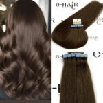 Tape Extensions Gold Line 10 Pcs 4# Brown 60-65cm