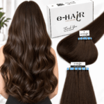 Tape Extensions Gold Line 10 Pcs 2# Dark Brown 60-65cm