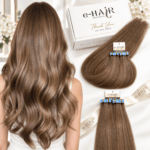 Tape Extensions Gold Line 10 Pcs 801# Ash Brown 60-65cm