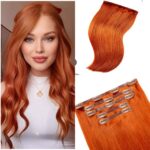 Τρέσα Φυσική Silver Line Με Clips 45-50cm 350# Copper Red