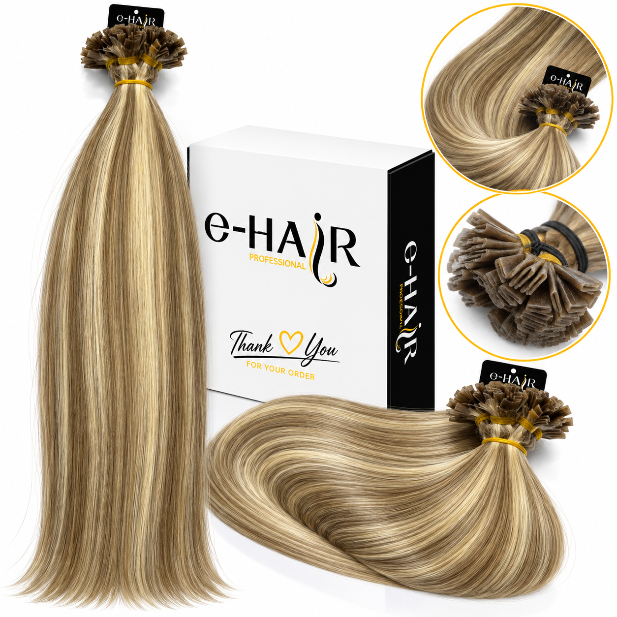 Extensions Bronze line 55-60CM Με Ανταύγειες P8-60#