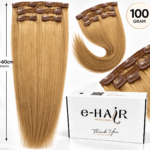 Τρέσα Φυσική Bronze line Hair Με Clips 55cm 100gram 27# Honey Blonde