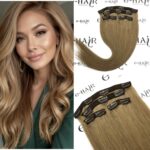 Τρέσα Φυσική Silver Line Με Clips 55-60cm 18# Ash Light Brown