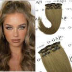 Τρέσα Φυσική Silver Line Με Clips 55-60cm 10# Ash Brown