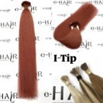 Extensions Microrings Bronze line 65-70CM 33# Red Brown