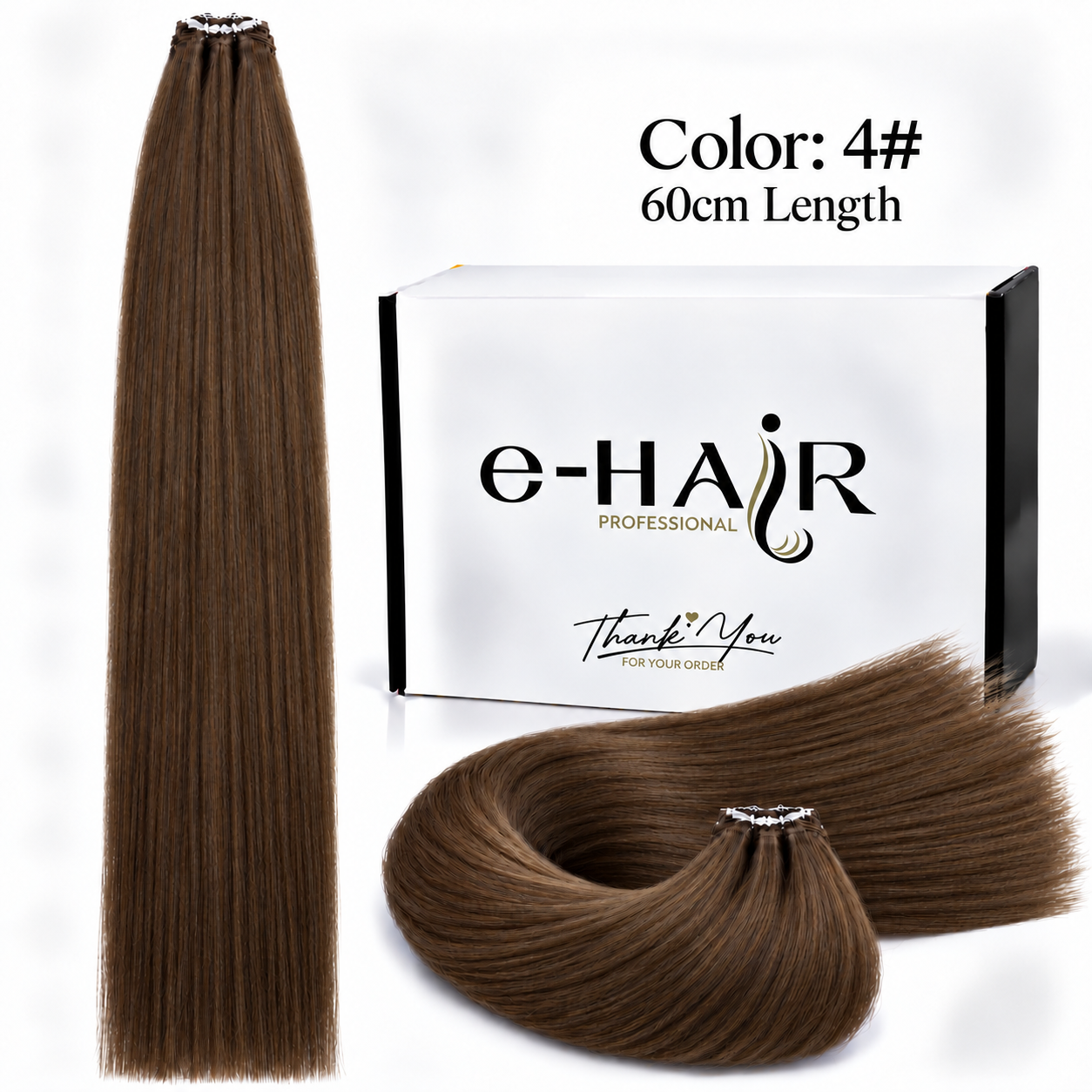 Τρέσα Φυσική Russian Hair Gold line 60cm 4 # Brown