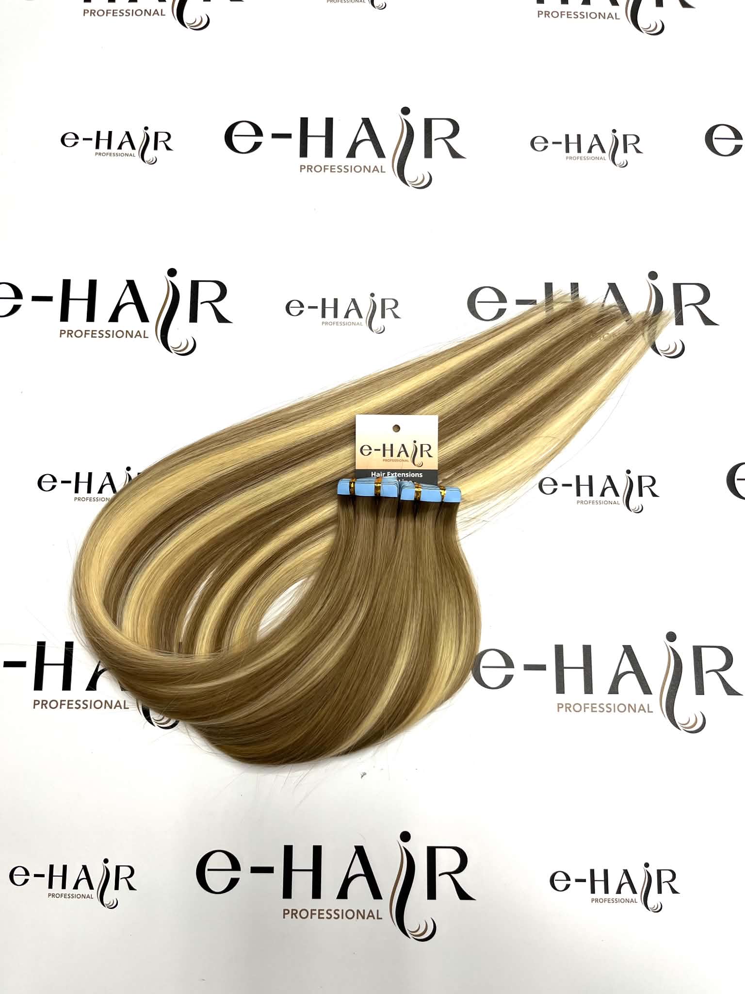 Tape Extensions Gold Line 10 Pcs Balayage P8/T8-613# Blonde 65cm - Image 3