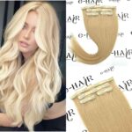 Τρέσα Φυσική Με Clips Silver Line 55-60cm 63# Sand Blonde