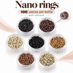 Nano Rings Δαχτυλίδια Με Σιλικόνη 100Pcs