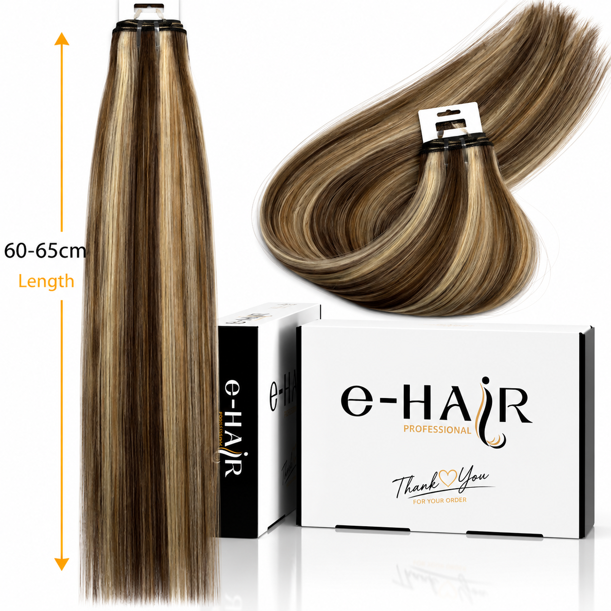 Τρέσα Φυσική Bronze Line Hair 60-65cm P4-60#