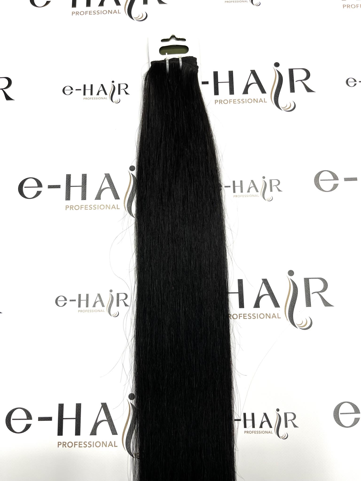 Τρέσα Φυσική Bronze Line Hair 75-80cm 1b# Natural Black - Image 5
