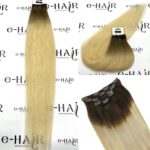 Τρέσα Φυσική Bronze line Hair Με Clips 60-65cm 100gram Ombre 5T-613#