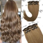 Τρέσα Με Clips Gold Line Russian Hair 55cm 8A# Ash Light Brown