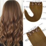 Τρέσα Με Clips Gold Line Russian Hair 55cm 6# Chenust Brown