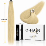 Τρέσα Φυσική Bronze Line Hair 75-80cm 60# Light Blonde