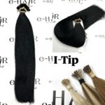 Extensions Microrings Gold Line Russian Hair 1# 55cm