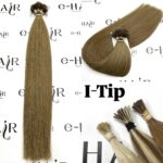Extensions Microrings Gold Line Russian Hair 14# 55cm
