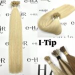 Extensions Microrings Gold Line Russian Hair Ice Blonde# 55cm