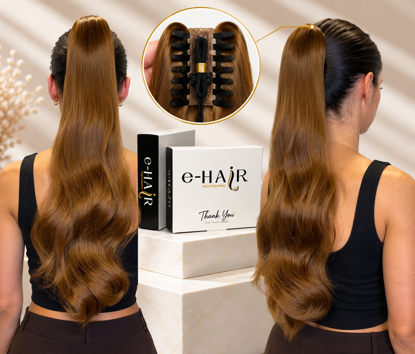 ΑΛΟΓΟΟΥΡΑ ΠΟΣΤΙΣ ΣΥΝΘΕΤΙΚΗ ΜΕ ΚΛΑΜΕΡ Wavy 60cm