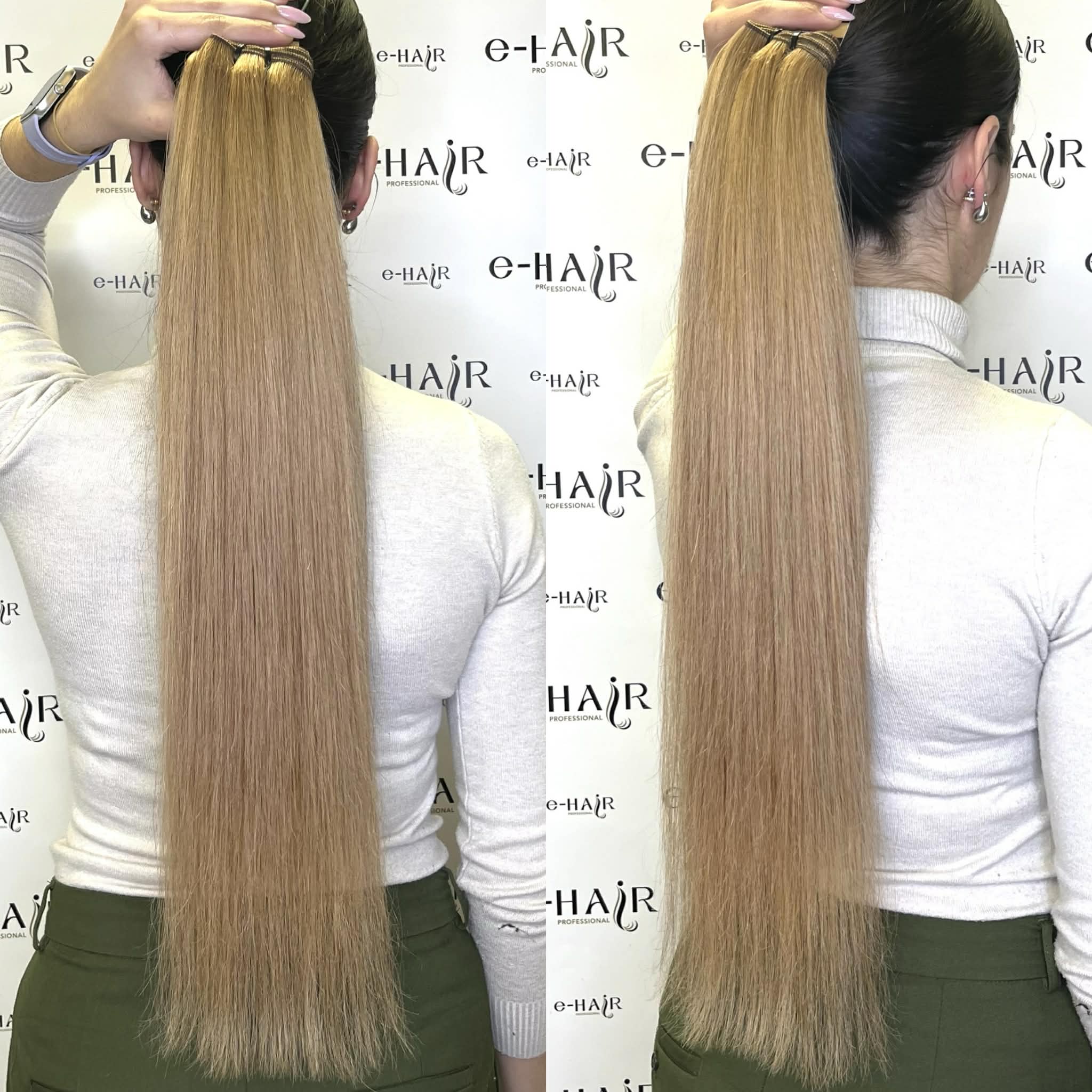 Αλογοουρά ponytail φυσικά μαλλιά bronze line 60-65cm 16#