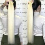 Αλογοουρά ponytail φυσικά μαλλιά bronze line 60-65cm Ice Blonde#