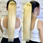 Αλογοουρά Ponytail Φυσικά Μαλλιά Silver Line Με Χτενάκι 55cm  24#Blonde