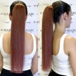 Αλογοουρά Ponytail Φυσικά Μαλλιά Silver Line Με Χτενάκι 55cm 33#Cinnamon Red
