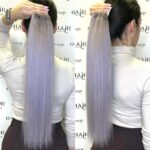 Αλογοουρά Ponytail Φυσικά Μαλλιά Silver Line Με Χτενάκι 55cm Gray#