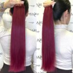 Αλογοουρά Ponytail Φυσικά Μαλλιά Silver Line Με Χτενάκι 55cm 99# Wine Red