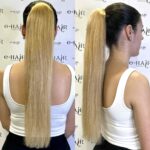 Αλογοουρά Ponytail Φυσικά Μαλλιά Silver Line Με Χτενάκι 55cm 12B#