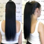 Αλογοουρά Ponytail Φυσικά Μαλλιά Silver Line Με Χτενάκι 55cm 1# Jet Black