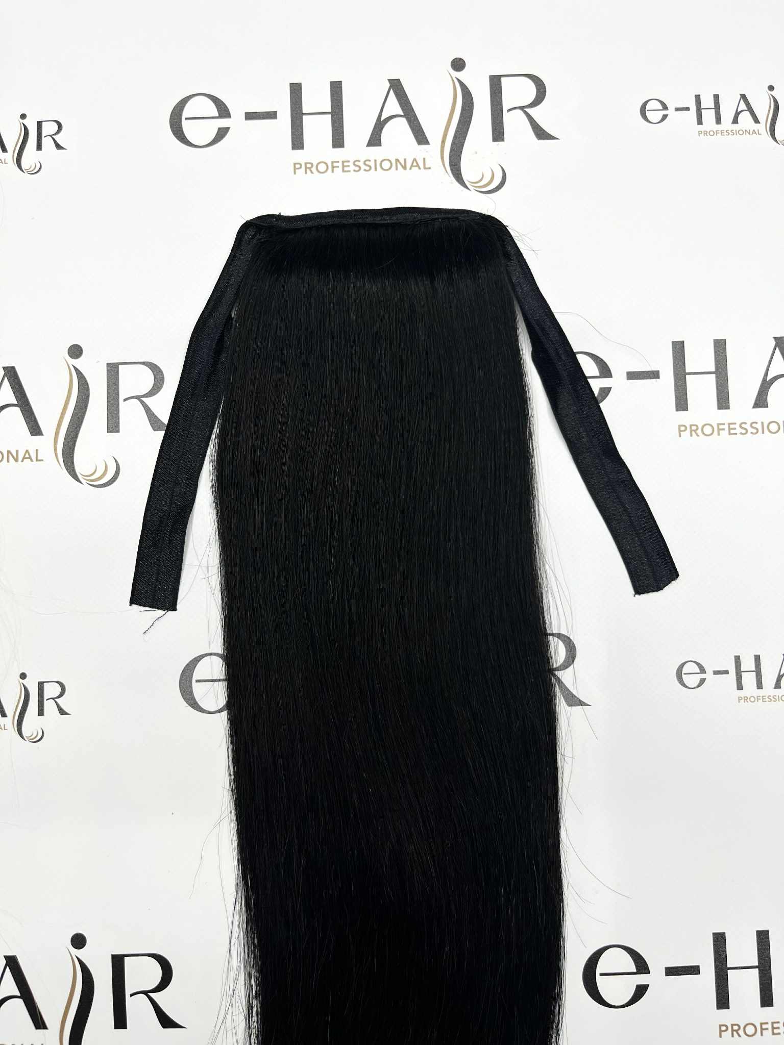 Αλογοουρά Ponytail Φυσικά Μαλλιά Silver Line Με Χτενάκι 45-50cm Gray# - Image 7