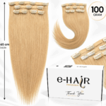 Τρέσα Φυσική Bronze line Hair Με Clips 60-65cm 100gram 63# Honey Blonde