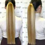 Αλογοουρά Ponytail Φυσικά Μαλλιά Silver Line Με Χτενάκι 55cm Με Ανταύγειες P8-613#