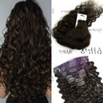 Τρέσα Φυσική με Clips Russian Hair Gold line Wave 50-55cm 2# Dark Brown