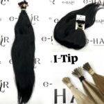 Wavy Extensions Microrings Slavic Hair One Donor 55cm 1# Jet black