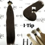 Extensions Microrings Slavic Hair One Donor 55cm 2# Dark Brown