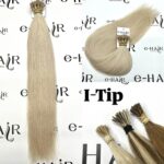 Extensions Microrings Slavic Hair One Donor 55cm Pearl White#