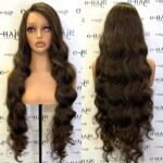 Περούκα Συνθετική Τρίχα Lace Front Wavy Μεταξία 90cm