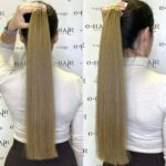 Αλογοουρά Φυσική Russian Hair Gold Line 55cm 14# Ash Dark Blonde