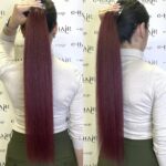 Αλογοουρά ponytail φυσικά μαλλιά bronze line 60-65cm  530#