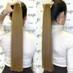 Αλογοουρά Φυσική Russian Hair Gold Line 55cm 8A#