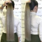 Αλογοουρά ponytail φυσικά μαλλιά bronze line 60-65cm Balayage P4/T4-60#